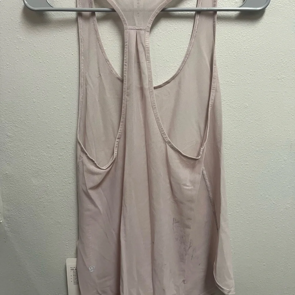 Lululemon pink mesh workout top. Never been worn. - Picture 3 of 5